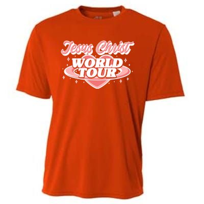 Jesus Christ World Tour Christian Concert Music Cooling Performance Crew T-Shirt