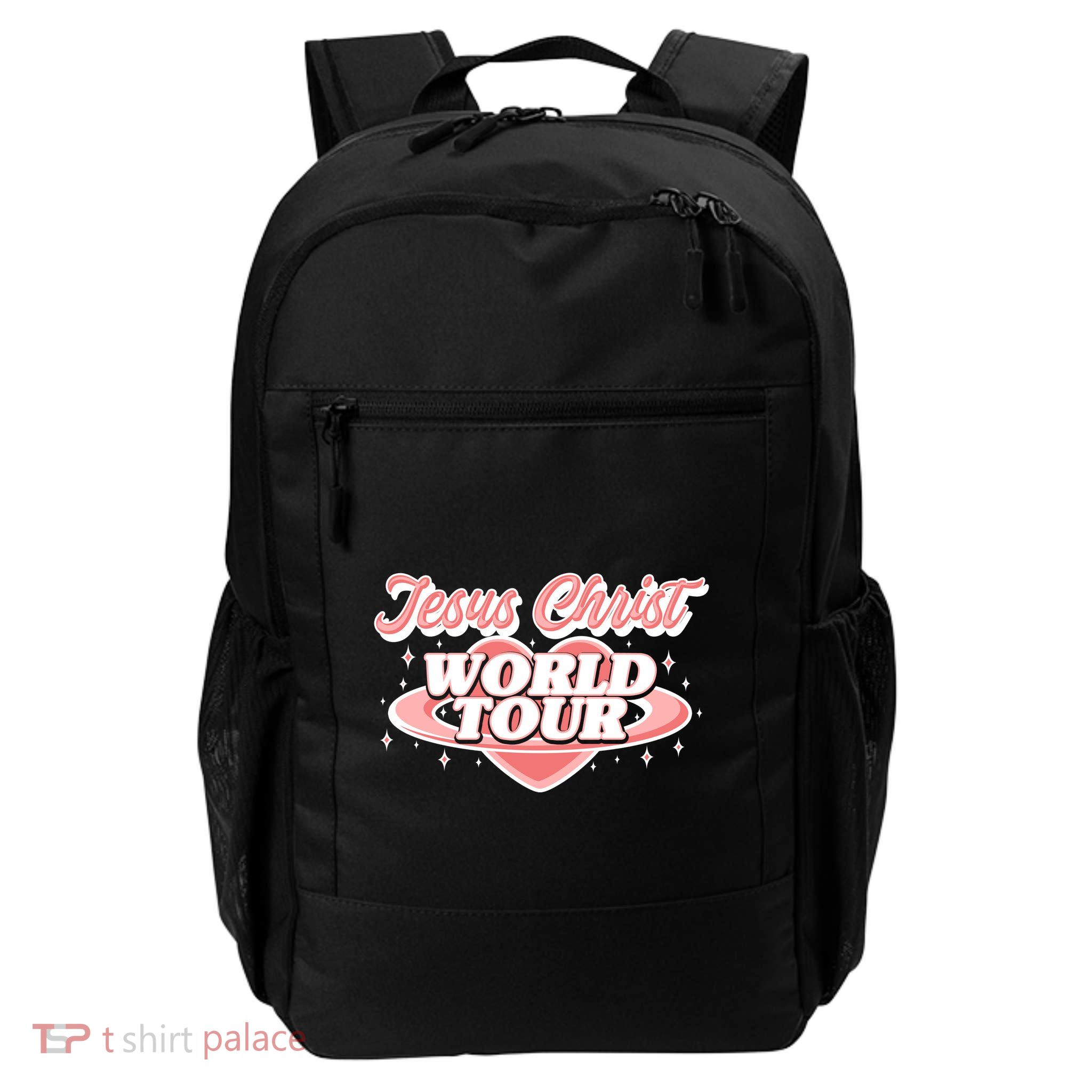 Jesus Christ World Tour Christian Concert Music Daily Commute Backpack