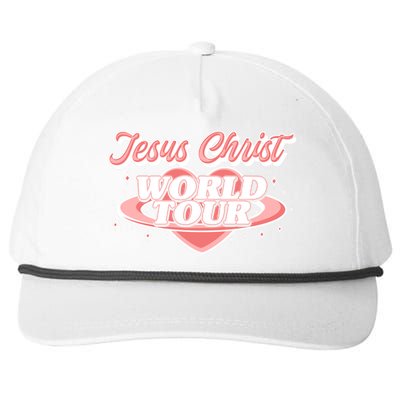 Jesus Christ World Tour Christian Concert Music Snapback Five-Panel Rope Hat