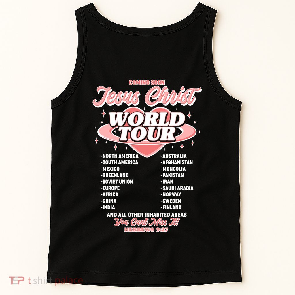 Jesus Christ World Tour Christian Concert Music Tank Top