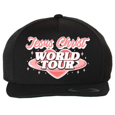 Jesus Christ World Tour Christian Concert Music Wool Snapback Cap