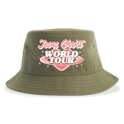 Jesus Christ World Tour Christian Concert Music Sustainable Bucket Hat