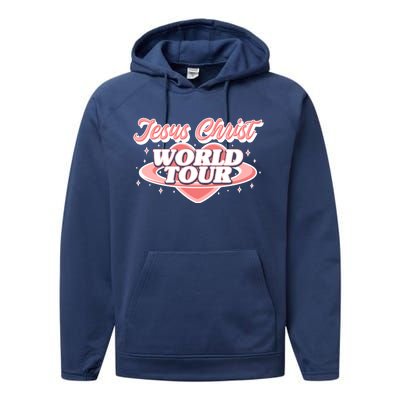 Jesus Christ World Tour Christian Concert Music Performance Fleece Hoodie