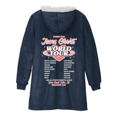 Jesus Christ World Tour Christian Concert Music Hooded Wearable Blanket