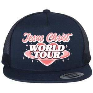 Jesus Christ World Tour Christian Concert Music Flat Bill Trucker Hat