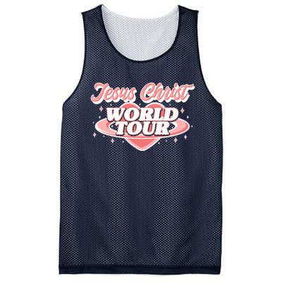 Jesus Christ World Tour Christian Concert Music Mesh Reversible Basketball Jersey Tank