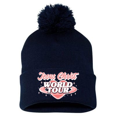 Jesus Christ World Tour Christian Concert Music Pom Pom 12in Knit Beanie