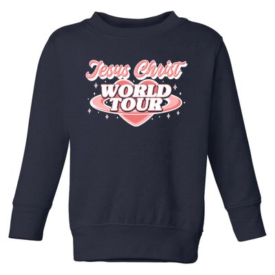 Jesus Christ World Tour Christian Concert Music Toddler Sweatshirt