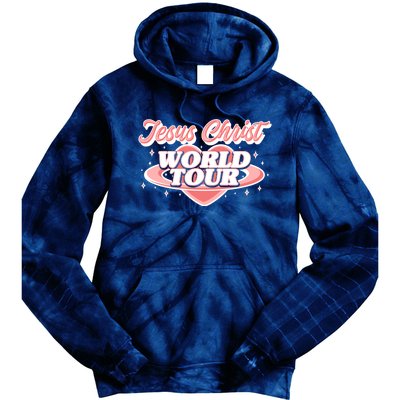 Jesus Christ World Tour Christian Concert Music Tie Dye Hoodie