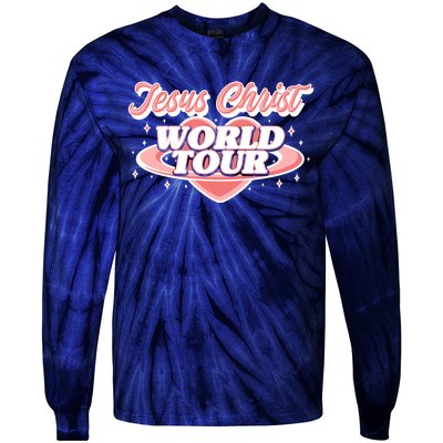 Jesus Christ World Tour Christian Concert Music Tie-Dye Long Sleeve Shirt