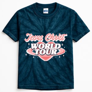 Jesus Christ World Tour Christian Concert Music Kids Tie-Dye T-Shirt