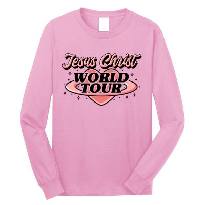 Jesus Christ World Tour Christian Concert Music Long Sleeve Shirt