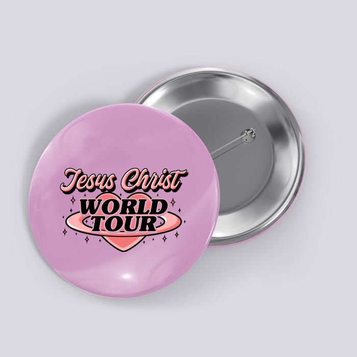 Jesus Christ World Tour Christian Concert Music Button