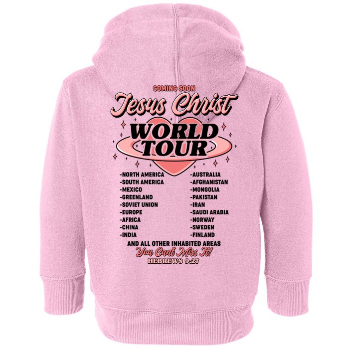 Jesus Christ World Tour Christian Concert Music Toddler Hoodie