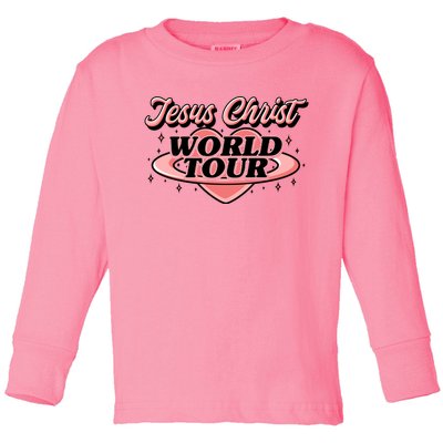 Jesus Christ World Tour Christian Concert Music Toddler Long Sleeve Shirt