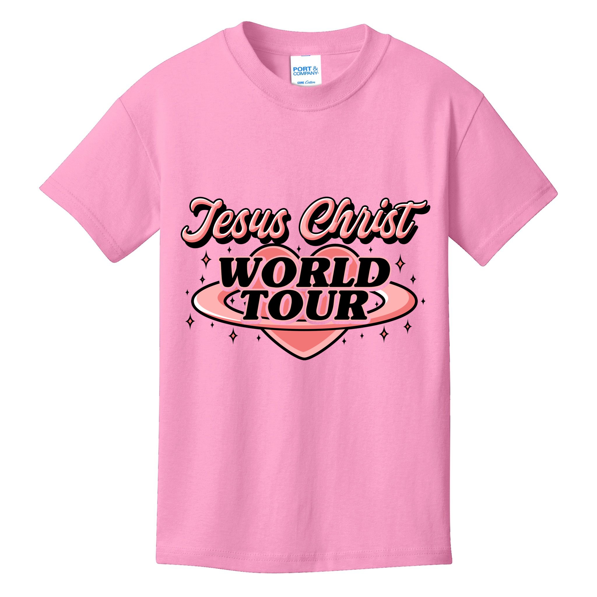 Jesus Christ World Tour Christian Concert Music Kids T-Shirt
