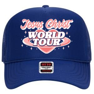 Jesus Christ World Tour Christian Concert Music High Crown Mesh Back Trucker Hat