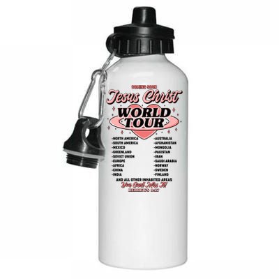 Jesus Christ World Tour Christian Concert Music Aluminum Water Bottle