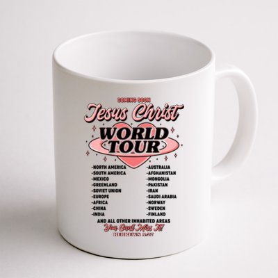 Jesus Christ World Tour Christian Concert Music Coffee Mug