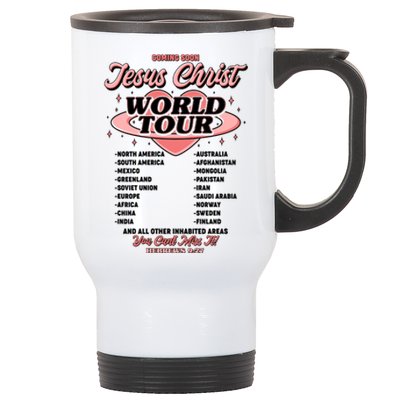 Jesus Christ World Tour Christian Concert Music Stainless Steel Travel Mug