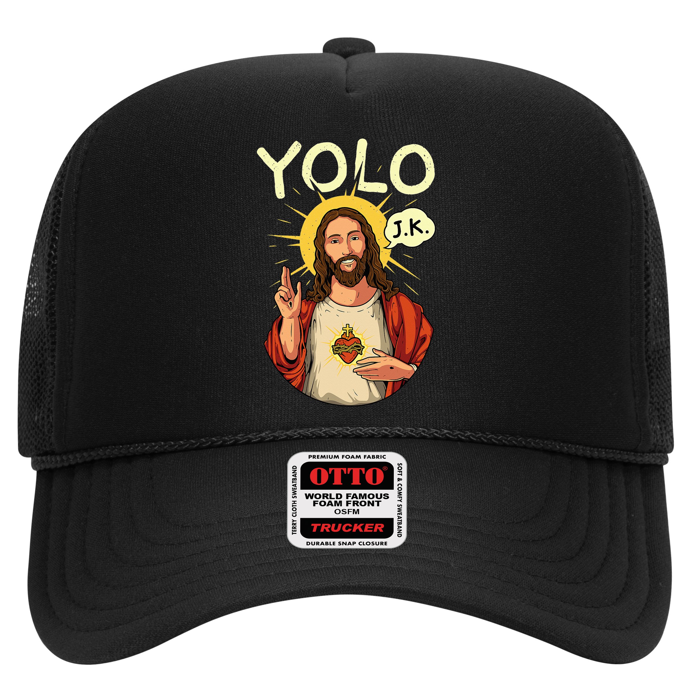 Jesus Christ YOLO JK Meme Funny Christian Easter Hat