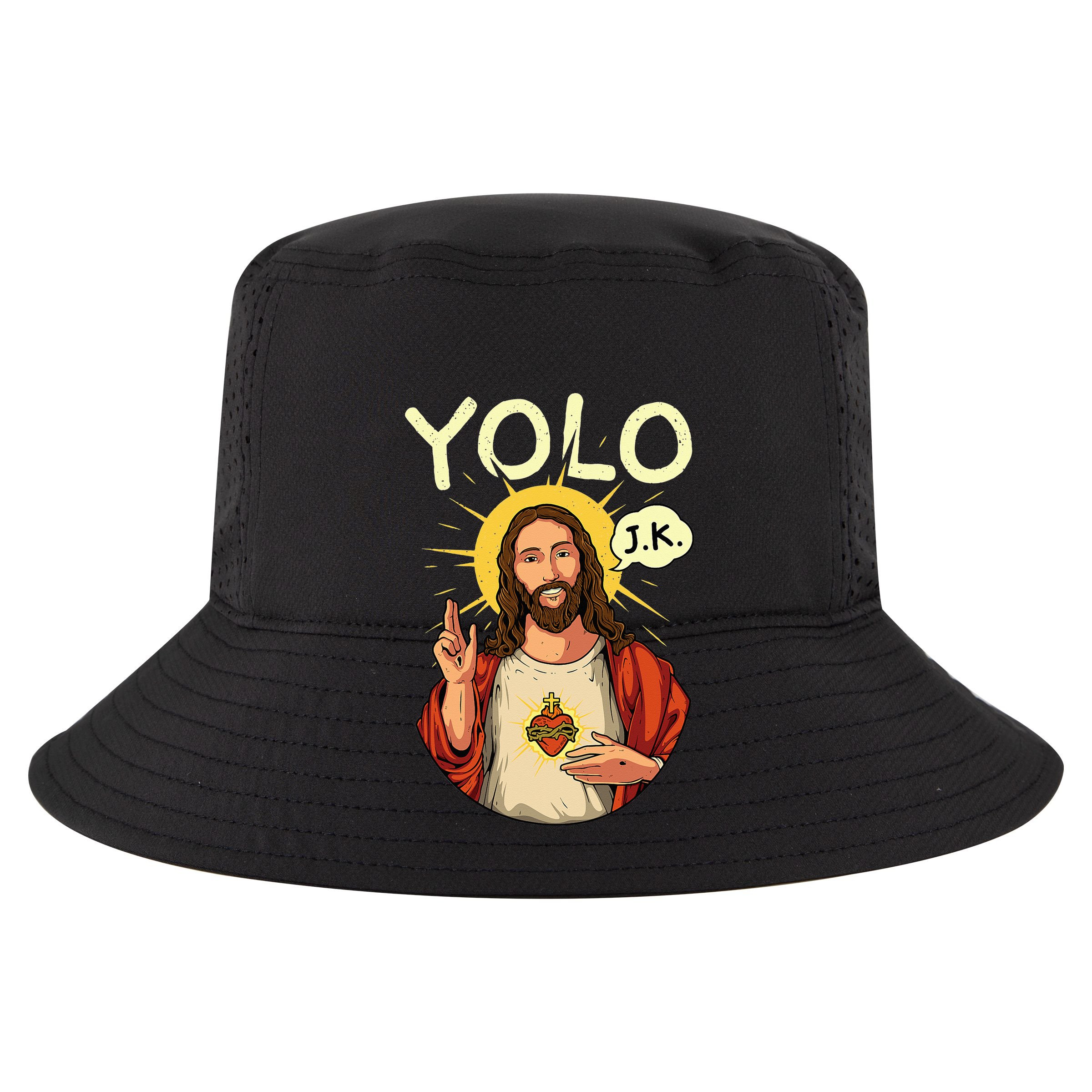 Jesus Christ YOLO JK Meme Funny Christian Easter Vector Backpack