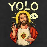 Jesus Christ YOLO JK Meme Funny Christian Easter Adult Drive Performance Visor