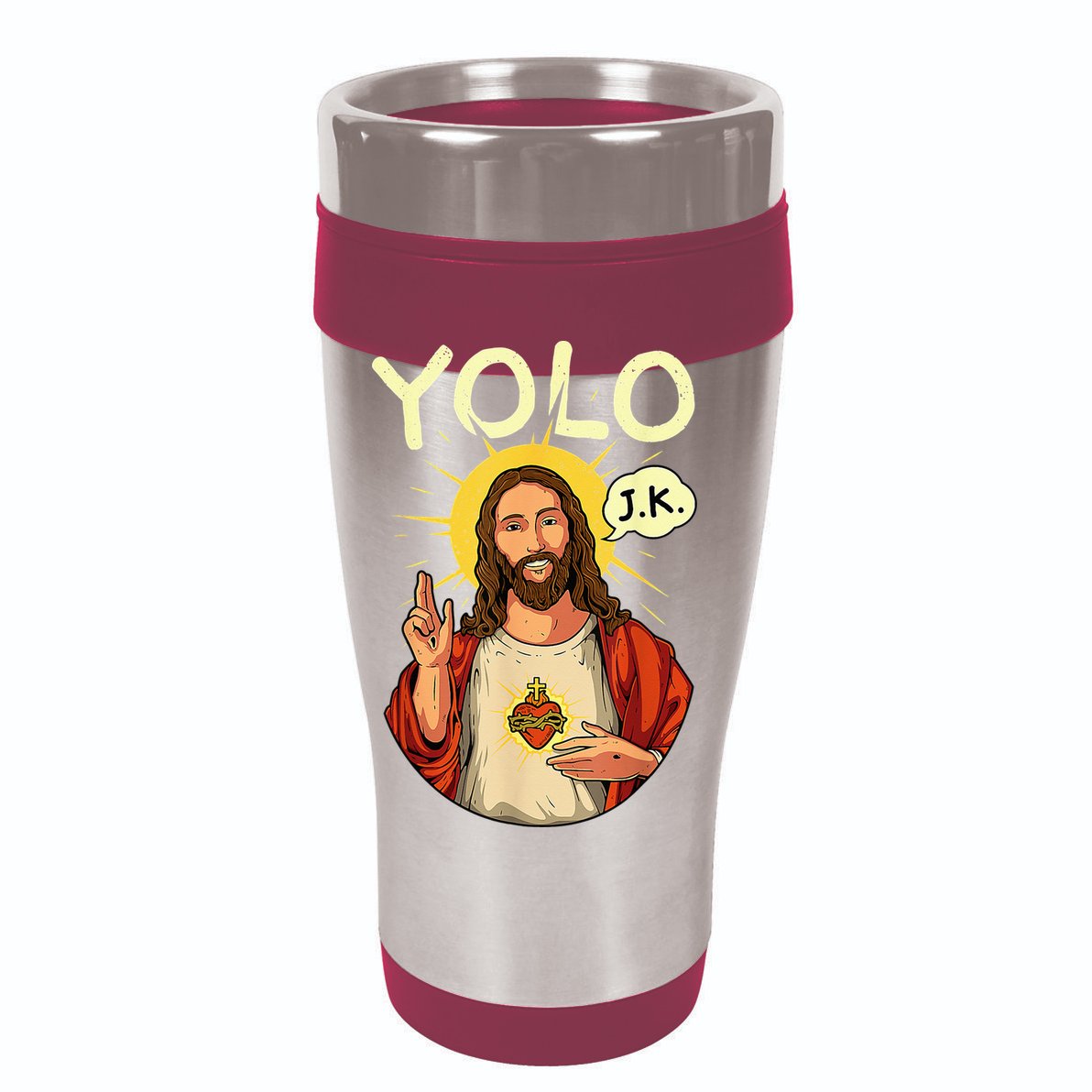 Jesus Christ YOLO JK Meme Funny Christian Easter Womens Tank Top
