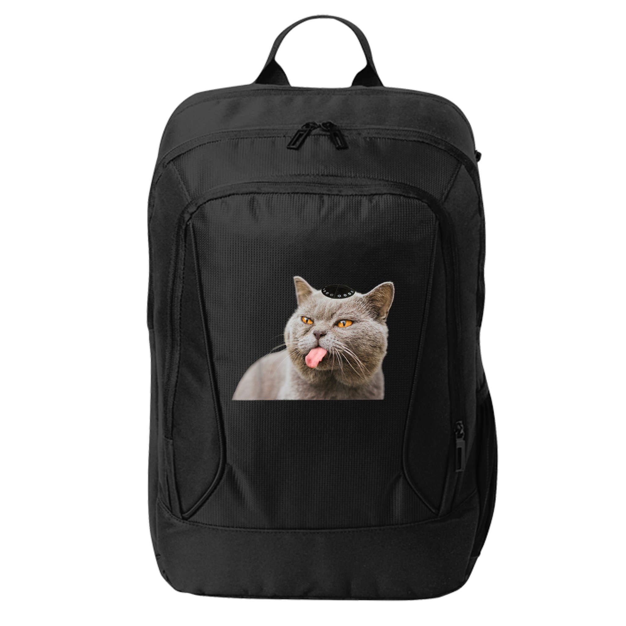 Jewish Cat Yarmulke Cute Chanukah Gift Funny Hanukkah City Backpack