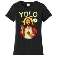 Jesus Christ YOLO JK Meme Funny Christian Easter Women's T-Shirt