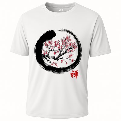 Japanese Calligraphy Zen Buddhist Enso Circle Meditation Performance Shirt