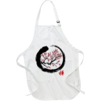 Japanese Calligraphy Zen Buddhist Enso Circle Meditation Apron