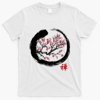 Japanese Calligraphy Zen Buddhist Enso Circle Meditation T-Shirt