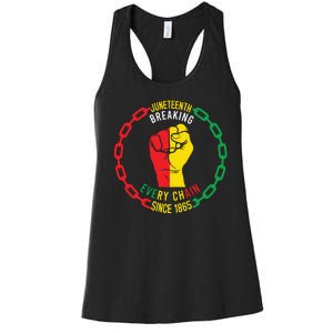 Juneteenth Day 1865 Women's Racerback Tank