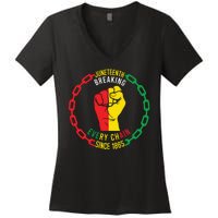 Juneteenth Day 1865 Women's V-Neck T-Shirt