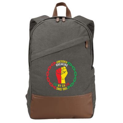 Juneteenth Day 1865 Cotton Canvas Backpack