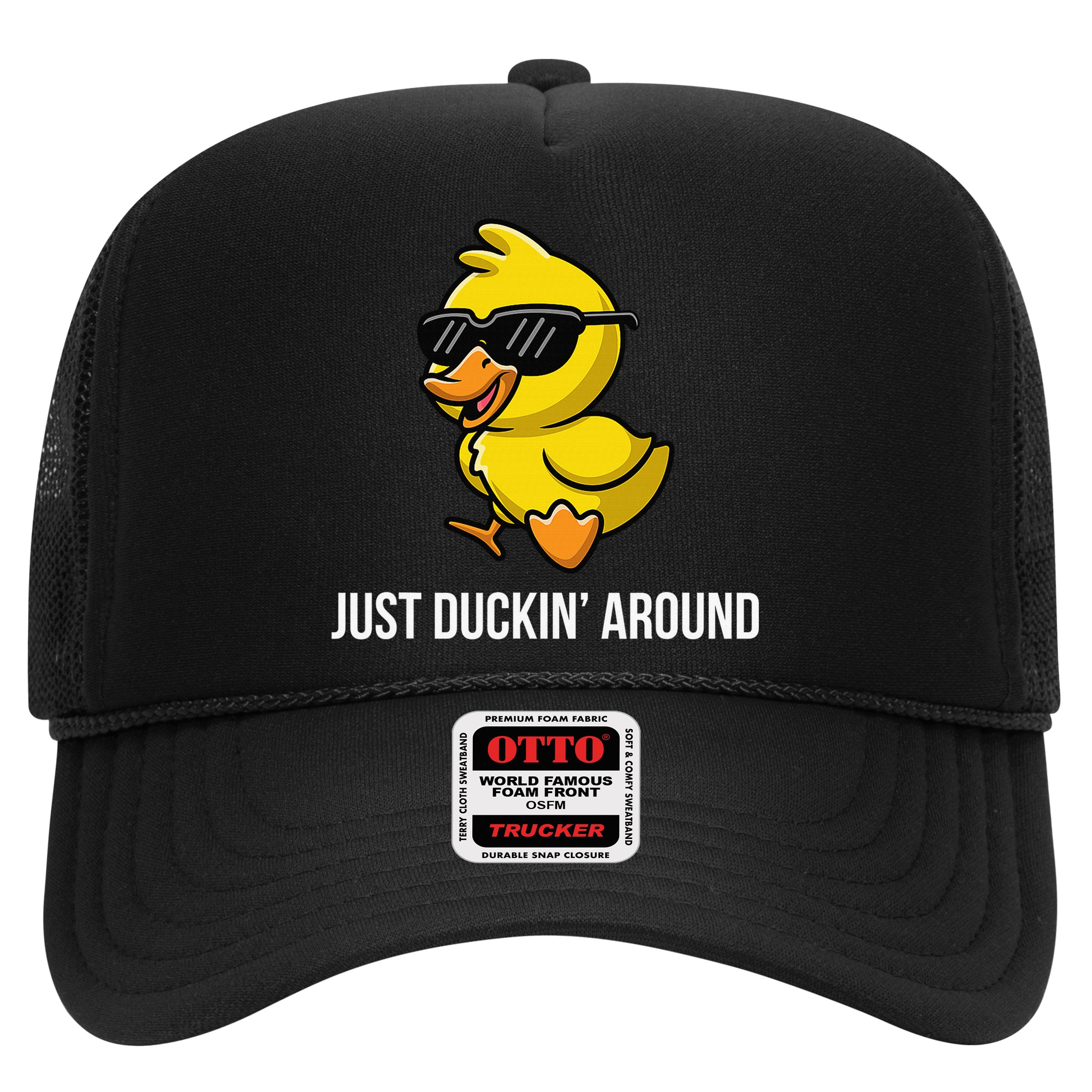 Just Duckin Around Funny Duck Gag Humor Cute Duckling Hat