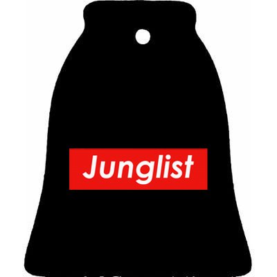 Junglist Drum And Bass Ceramic Bell Ornament