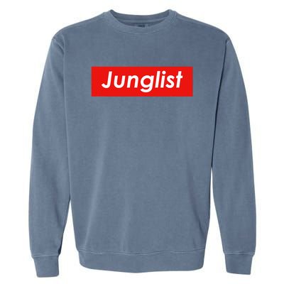 Junglist Drum And Bass Garment-Dyed Sweatshirt