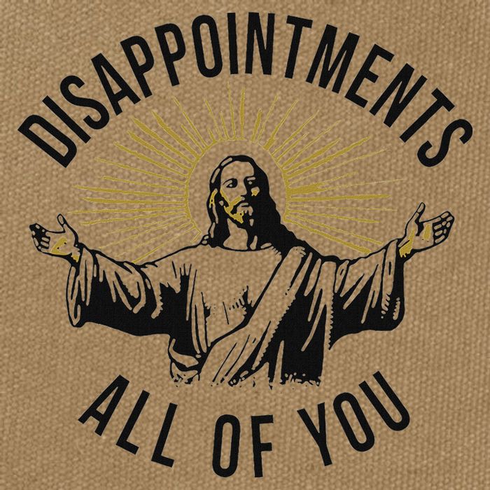 Jesus Disappointments All Of You  Cotton Canvas Backpack
