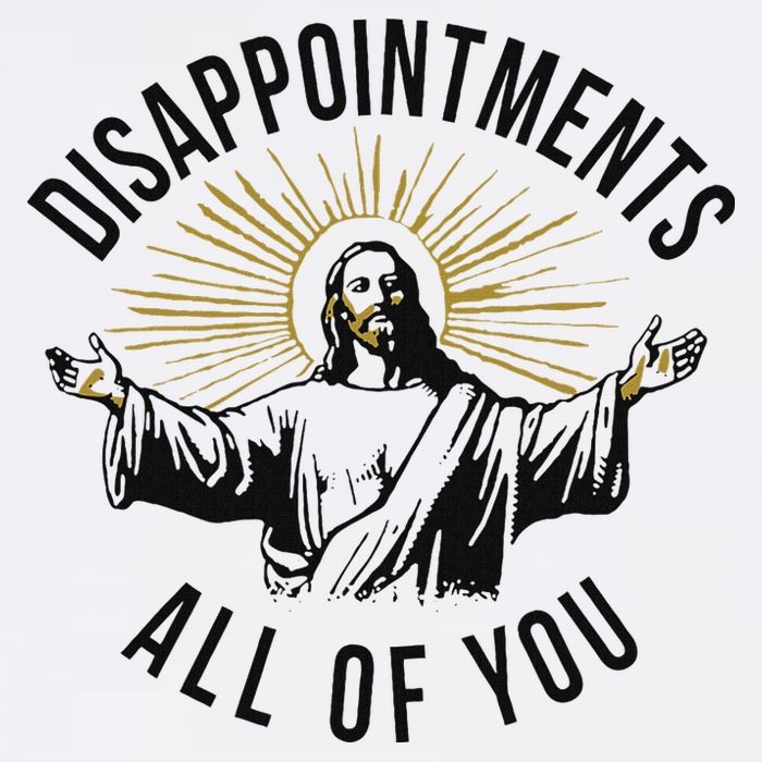 Jesus Disappointments All Of You  Cropped Pullover Crew