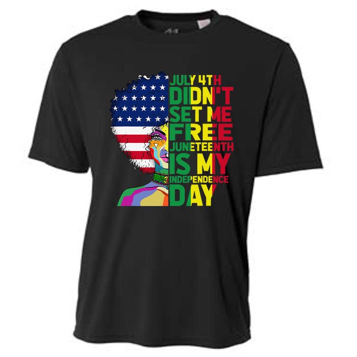 Juneteenth Dashiki American Flag Black  Independence Cooling Performance Crew T-Shirt