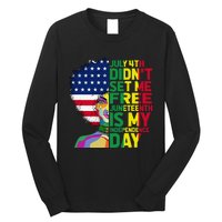 Juneteenth Dashiki American Flag Black  Independence Long Sleeve Shirt