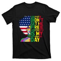 Juneteenth Dashiki American Flag Black  Independence T-Shirt