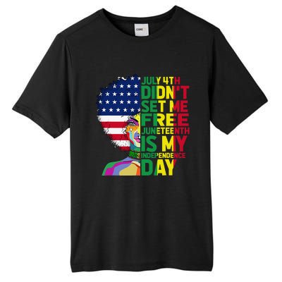 Juneteenth Dashiki American Flag Black  Independence Tall Fusion ChromaSoft Performance T-Shirt