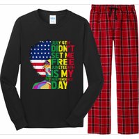 Juneteenth Dashiki American Flag Black  Independence Long Sleeve Pajama Set