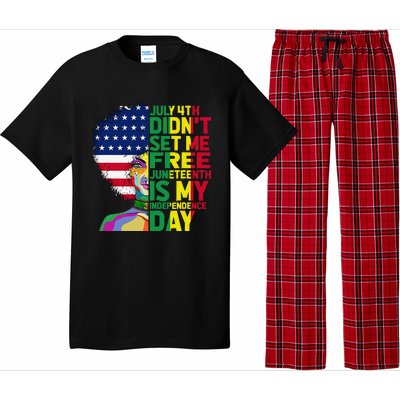 Juneteenth Dashiki American Flag Black  Independence Pajama Set