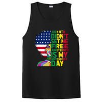 Juneteenth Dashiki American Flag Black  Independence PosiCharge Competitor Tank