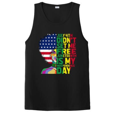 Juneteenth Dashiki American Flag Black  Independence PosiCharge Competitor Tank