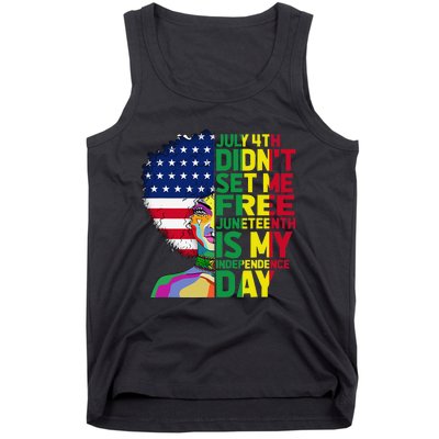 Juneteenth Dashiki American Flag Black  Independence Tank Top